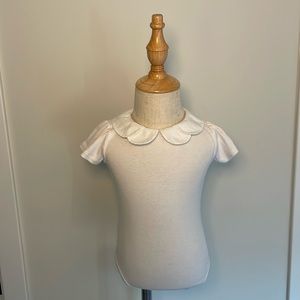 Jacadi Petal Collar Bodysuit 24M